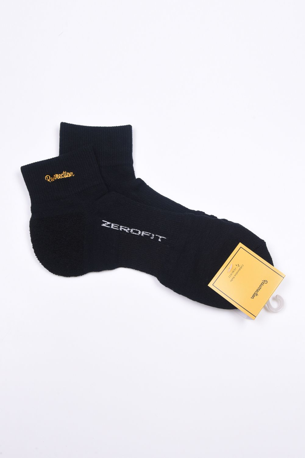 【ZEROFITコラボ】 BASIC LOGO SHORT SOCKS / ベーシックロゴ ショートソックス （ブラック）