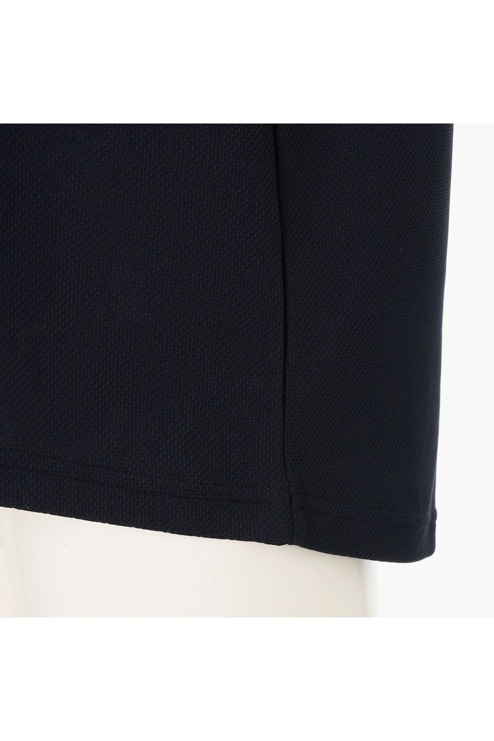 【26SS】【レディース】 WOMEN’S LINE HIGHNECK RF / カノコ生地 ラインロゴテープ リラックスフィット モックネックTシャツ (ネイビー)