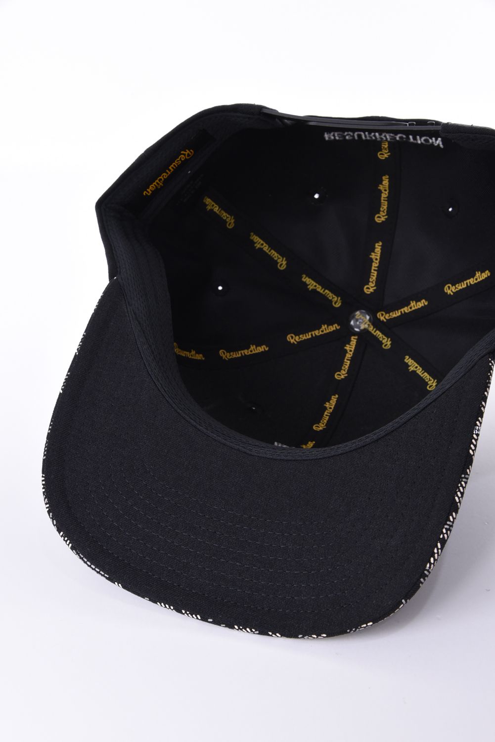 【26AW】 GM BRIM CAP LANATEC / RRロゴ刺繍 オリジナルテキスタイルブリム フラットキャップ (ブラック)