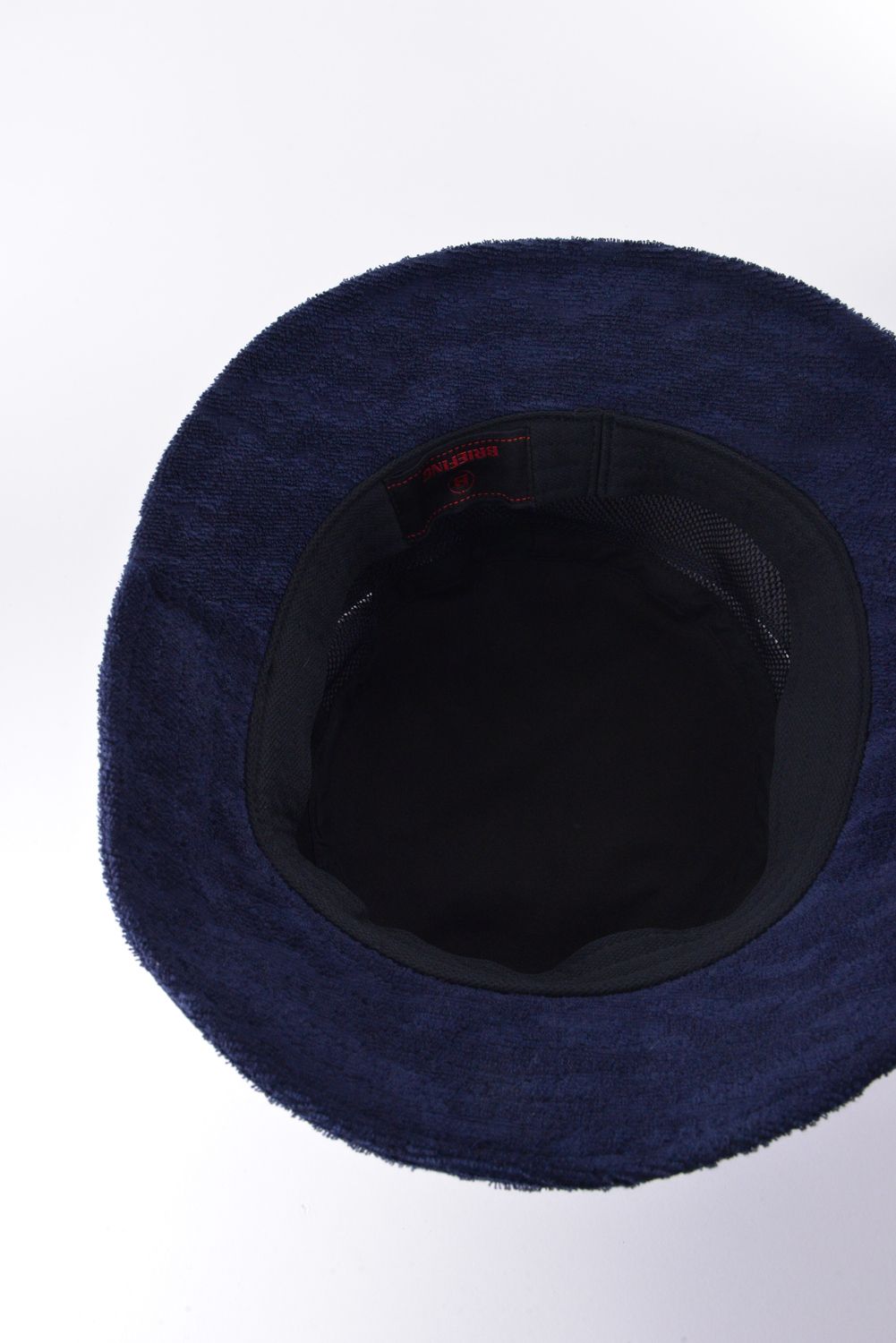 【26SS】 CR MS PILE CAMO JQ BG LOGO HAT / パイル生地 背面メッシュ バケットハット (ネイビー)
