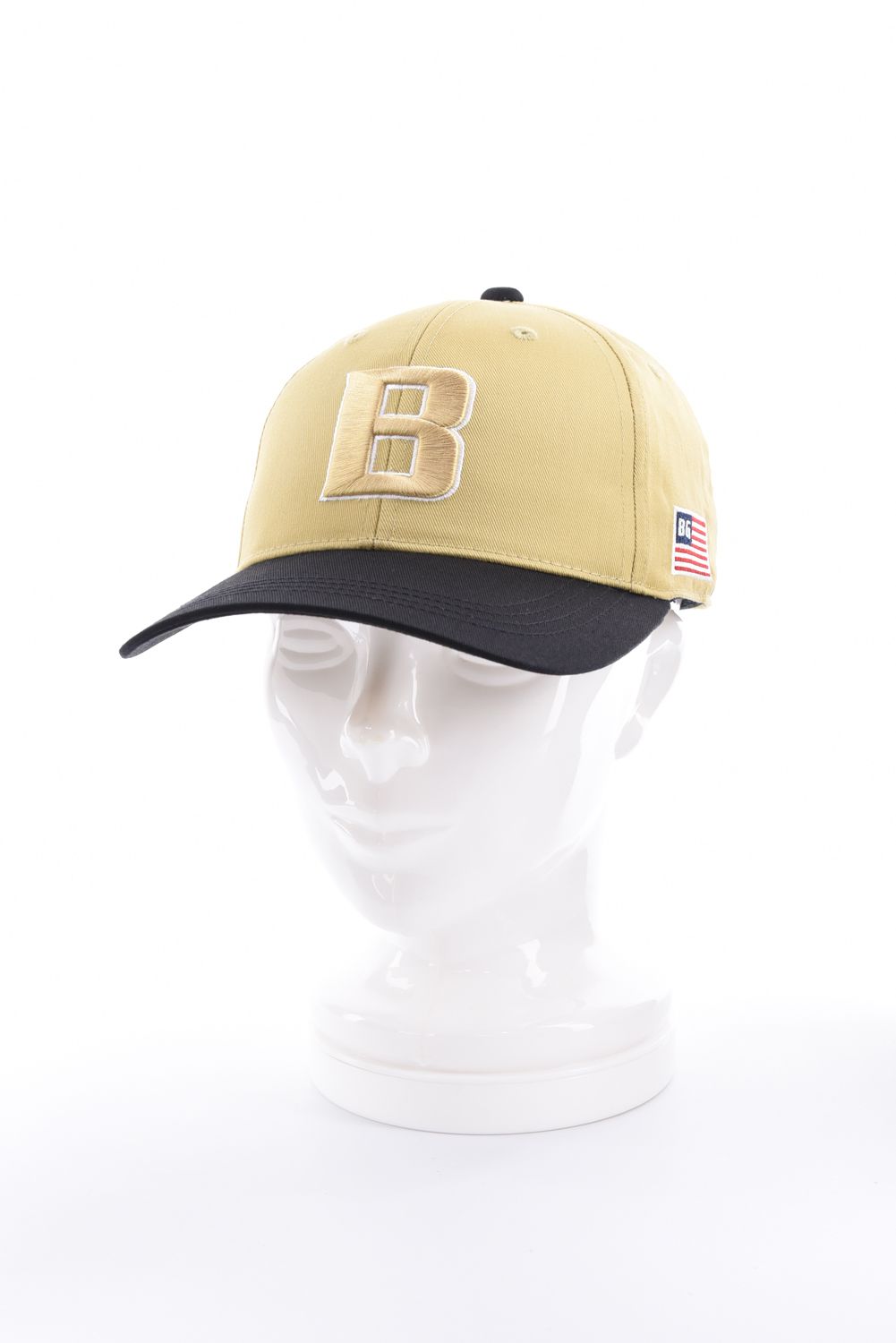 【26AW】 MEN’S 2-TONE INITIAL CAP / バイカラー ブランドイニシャル刺繍 キャップ (ベージュ)