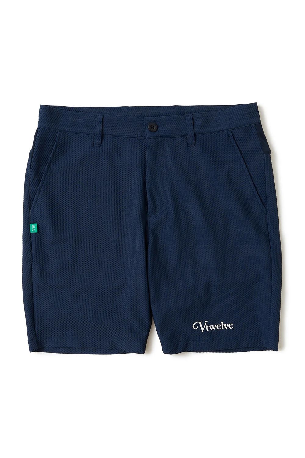 【26SS】 AIRY AWA SHORTS / ワッフル生地 ブランドロゴ ショートパンツ (ネイビー)