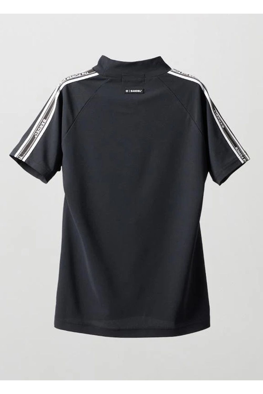 【26SS】 【レディース】 CONCEPT NOTES TAPING MOCK NECK / カノコ素材 デザインテープ モックネックTシャツ (ブラック)