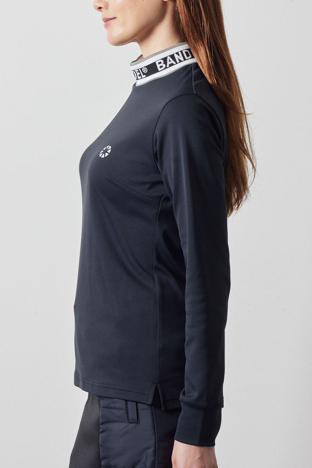 ファッション BANDEL GOLF - 【レディース】 JACQUARD RIB L/S MOC SHIRTS レディースウェア