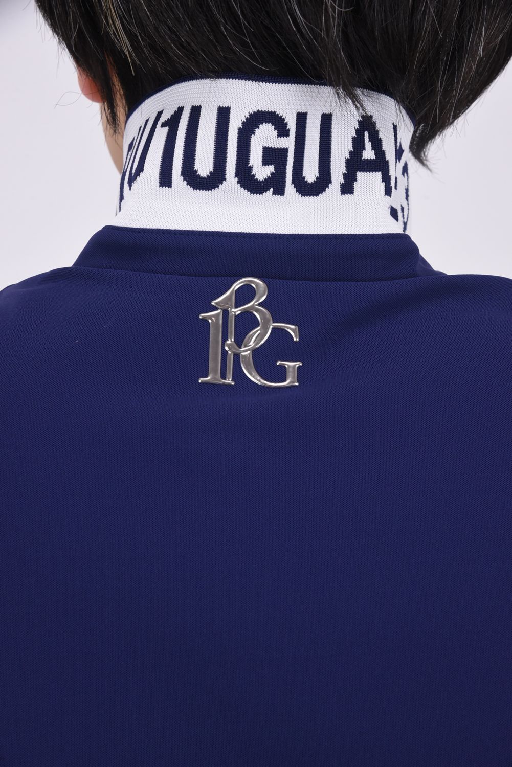 【26SS】 LUXE MESH POLO / 接触冷感 微細メッシュ生地 ポロシャツ (ネイビー)