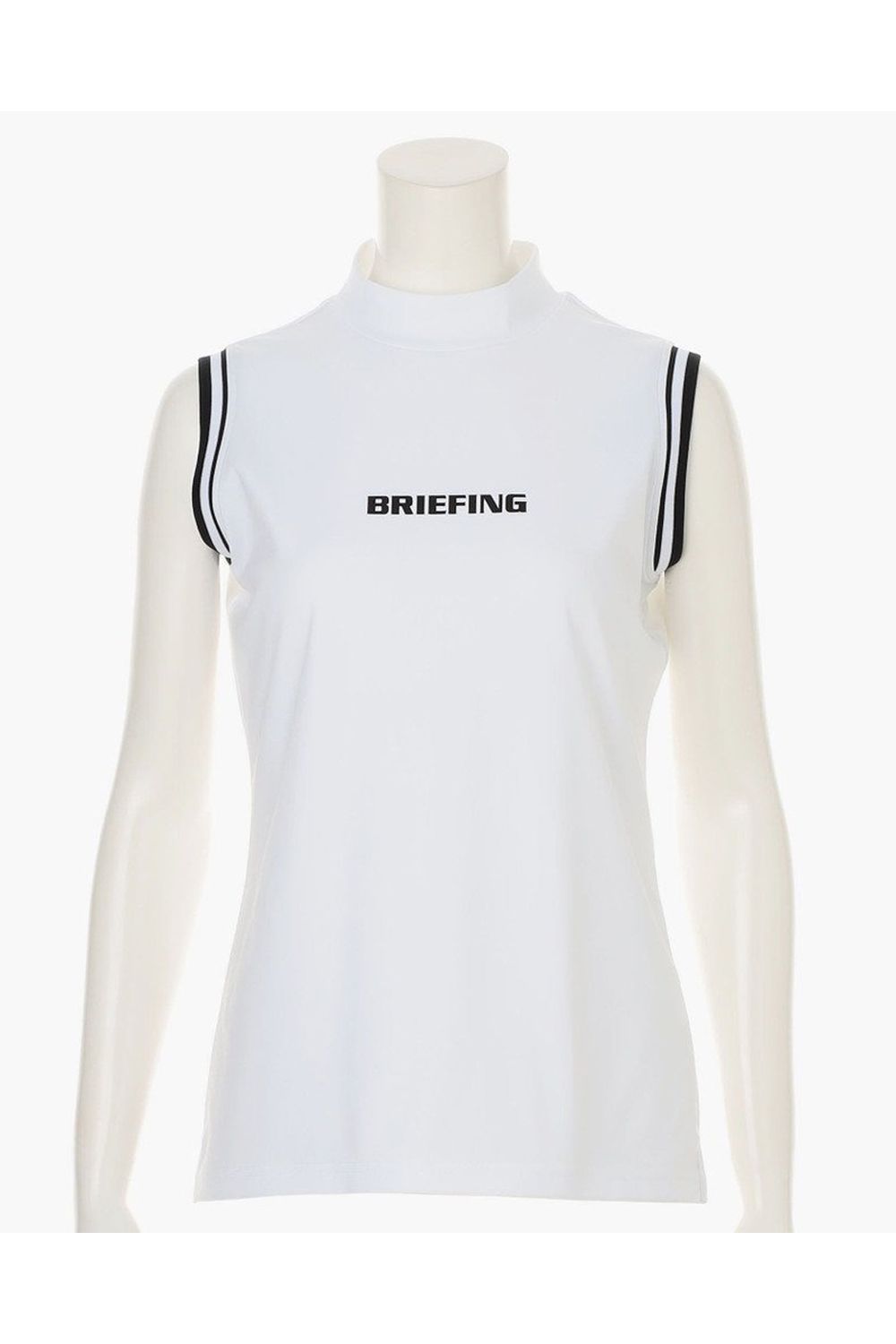 【26SS】【レディース】 WOMEN’S TOUR NS HIGHNECK / ブランドロゴ ノースリーブ ハイネックトップス (ホワイト)