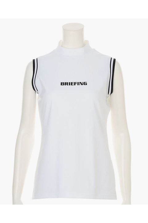 【26SS】【レディース】 WOMEN’S TOUR NS HIGHNECK / ブランドロゴ ノースリーブ ハイネックトップス (ホワイト)