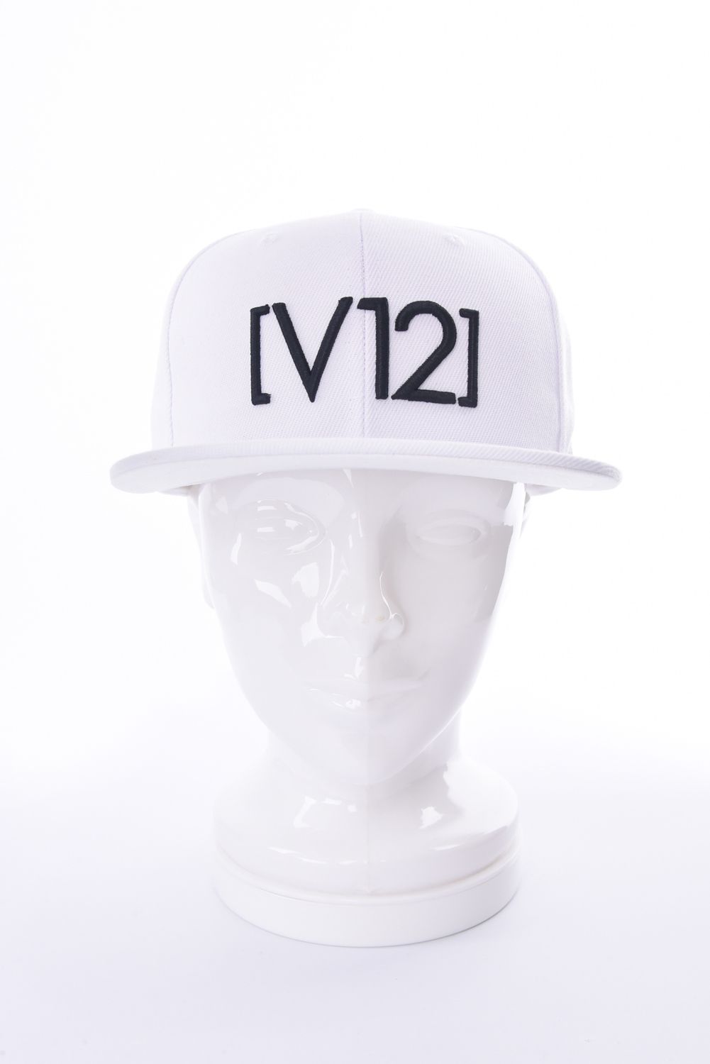 FLAT V12 CAP / アイコンロゴ キャップ ホワイト