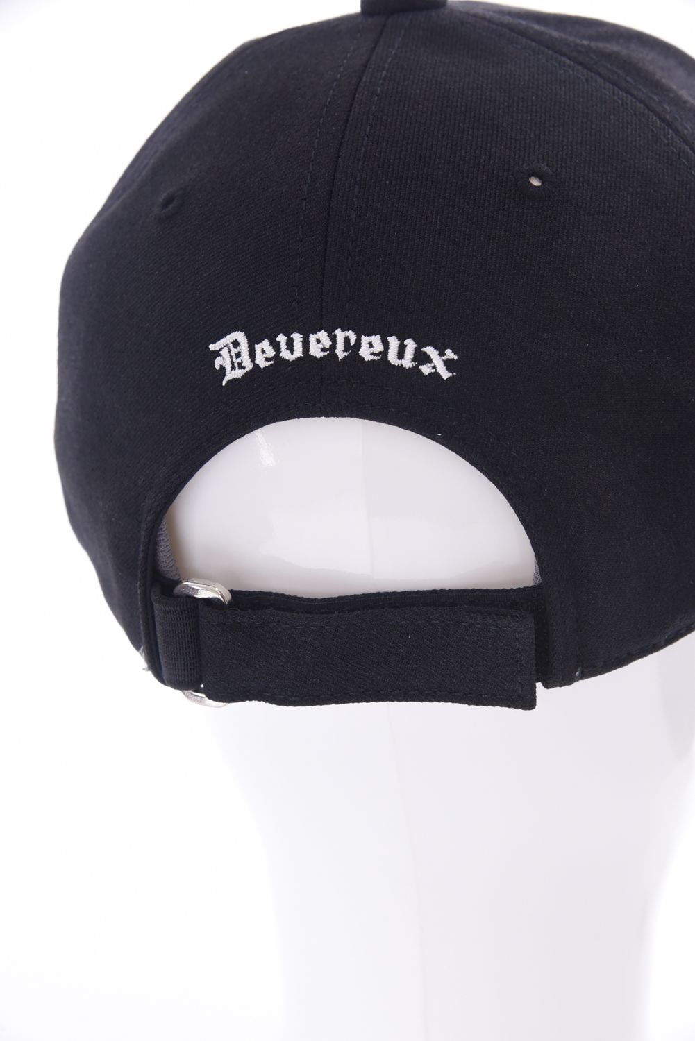 DVRX D Logo Cap / 3Dロゴ刺繍 ベースボールキャップ (ブラック)