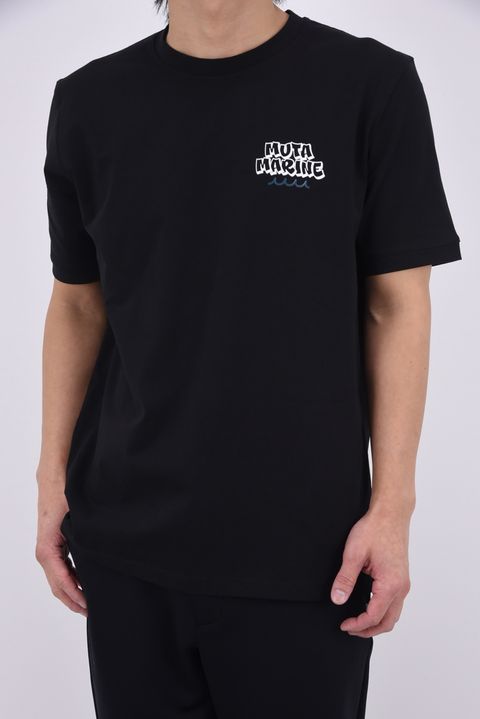 【26SS】 MULTI LOGO STRETCH T-SHIRTS / マルチロゴプリント Tシャツ (ブラック)