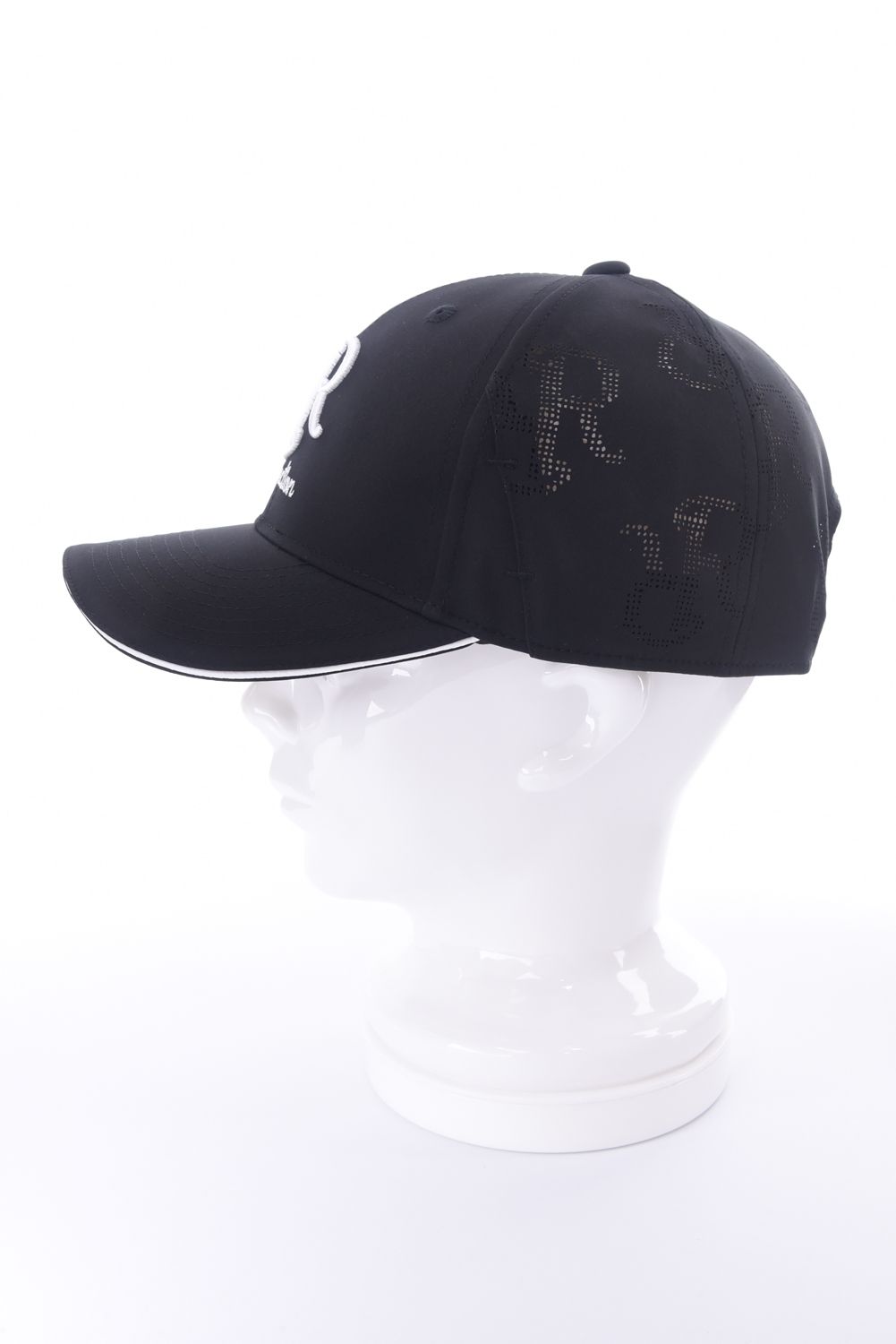 【26SS】 PUNCHING MESH CAP / RRロゴパンチング サングラススリット入り メッシュキャップ (ブラック)