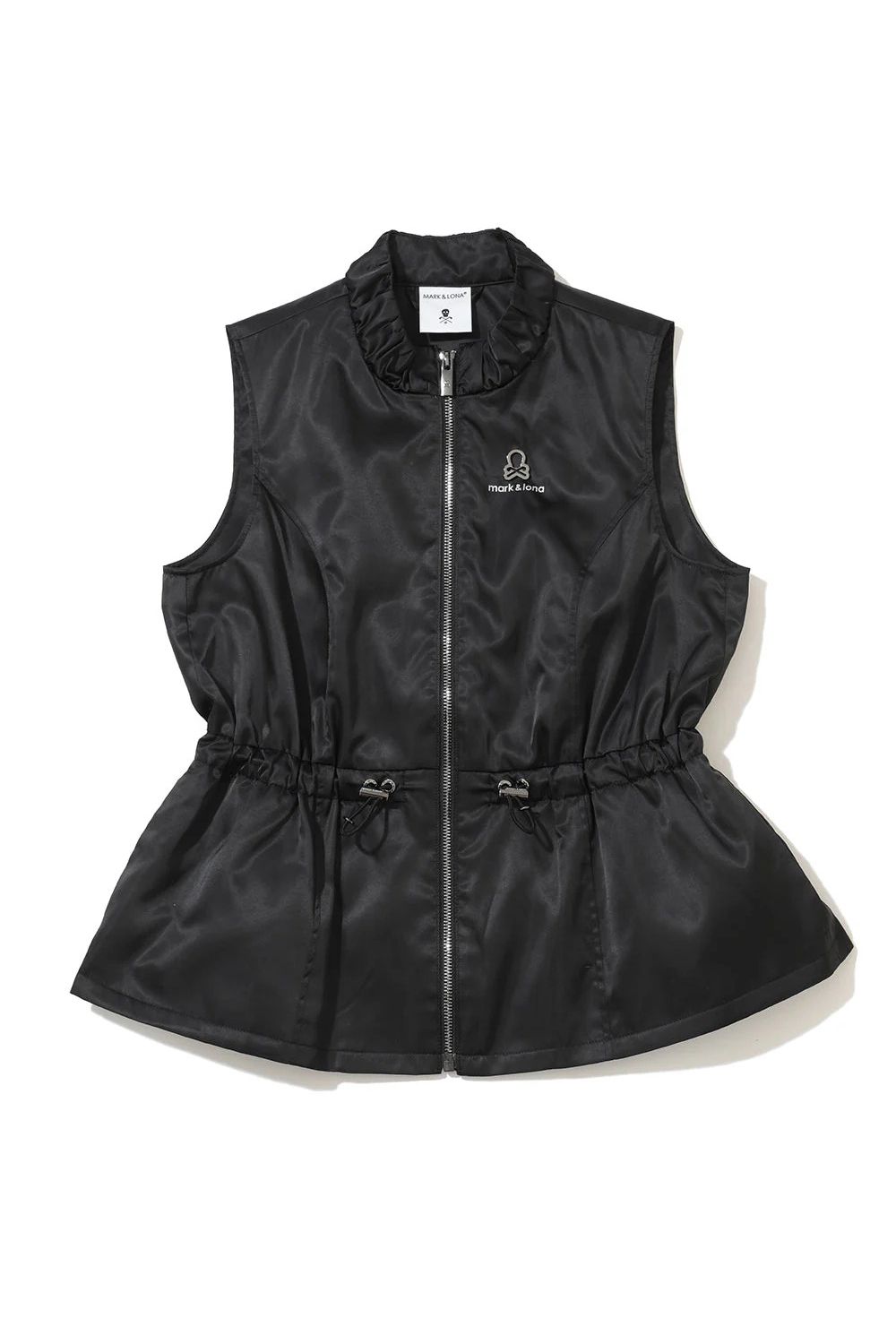 【2025AW】【レディース】 FLUID CONTOUR VEST / ブランクスカル ペプラムジップアップベスト (ブラック)
