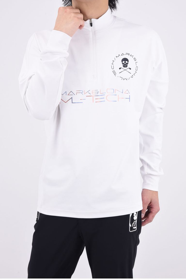 MARK&LONA - EMITTER 1/2 ZIP PULL OVER / ML-TECHシリーズ サークル  