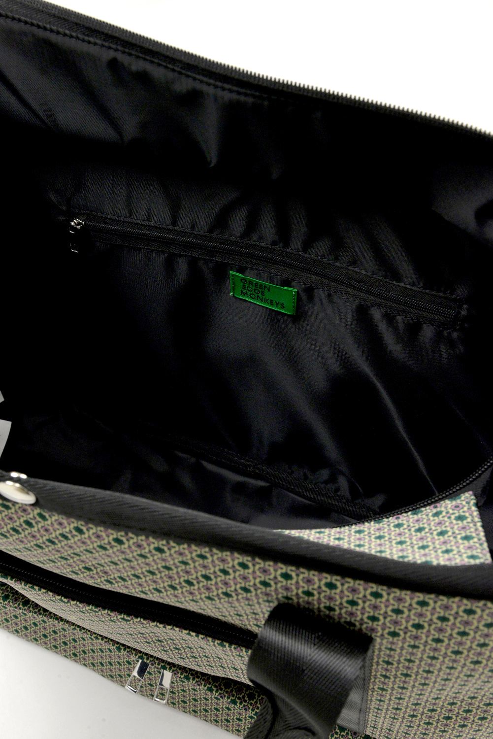 【26SS】 JACQUARD TOTE BAG / ジャカード総柄 ビッグサイズ トートバッグ (グリーン)