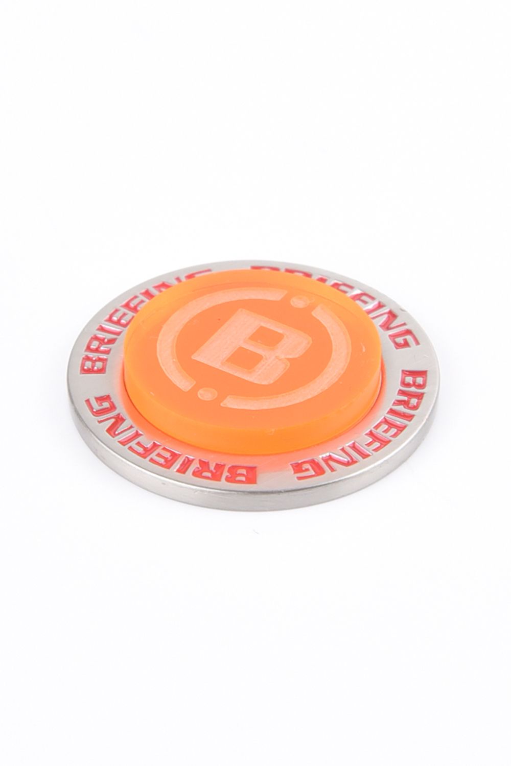 【プレゼント好適品】 CLEAR COMBI MAGNET MARKER / BRIEFINGロゴ クリア素材 マグネットマーカー (オレンジ)