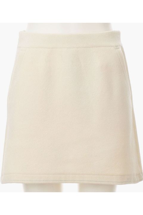 【25AW】【レディース】WS MOLE YARN LOGO KNIT SKIRT/ スカート (アイボリー)