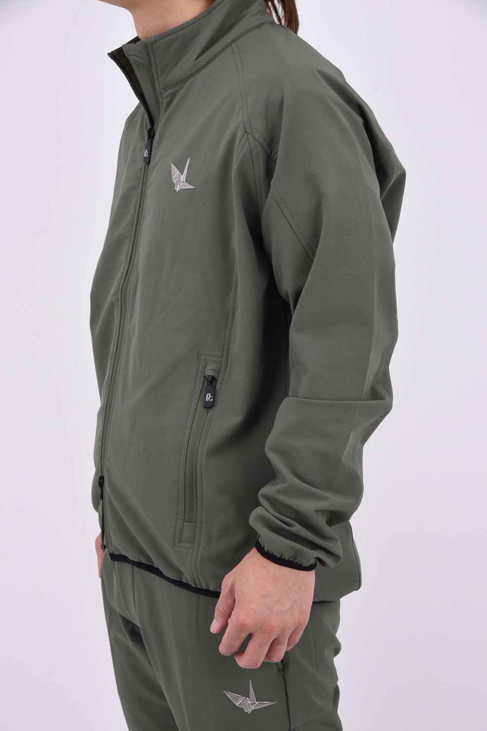 【26AW】 Wind Jacket / バックロゴ ウインドジャケット (カーキ)