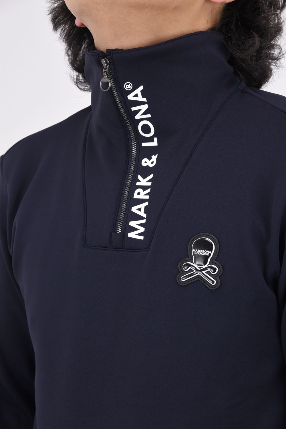 MARK&LONA - EVER MICRO FLEECE POLO / バックプリント スーパー