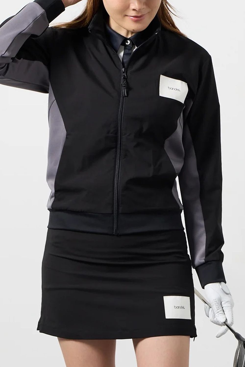 【26AW】 【レディース】 BICOLOR SWITCH BLOUSON / バイカラー スウィッチ ブルゾン (ブラック)