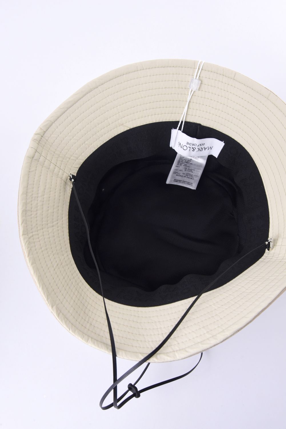 【26SS】 GAUGE CAMO BUCKET HAT / カモフラージュパターン メタルプレート バケットハット (ベージュ)