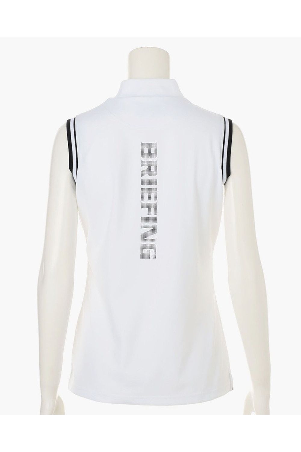 【26SS】【レディース】 WOMEN’S TOUR NS HIGHNECK / ブランドロゴ ノースリーブ ハイネックトップス (ホワイト)