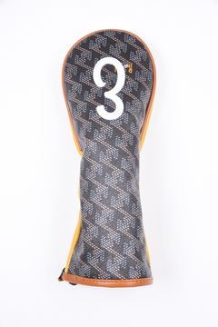 【10周年記念カラー】 PASSER (パッセル) / ブランドオリジナル テキスタイル フェアウェイウッドカバー (クラシックブラック)*