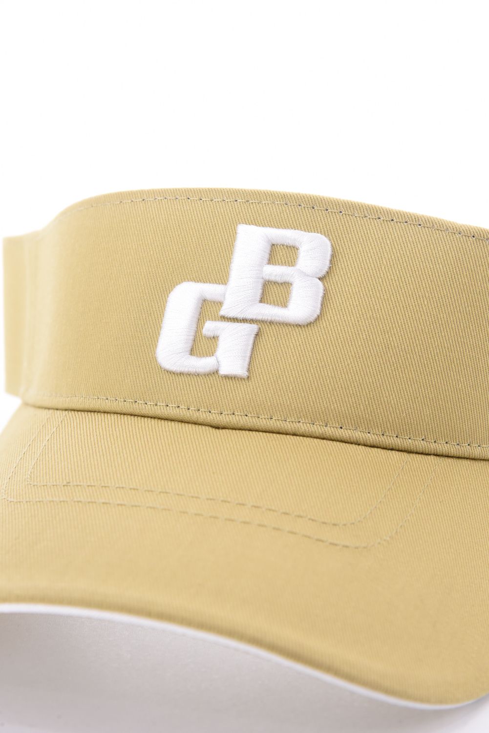 【26SS】 MEN’S BG LOGO VISOR / BGロゴ サンバイザー (ベージュ)