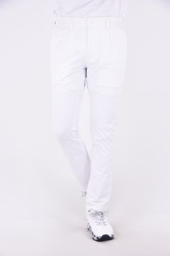 SUPER STRETCH LOGO PANTS /  スーパーストレッチ ロゴ ロングパンツ ホワイト