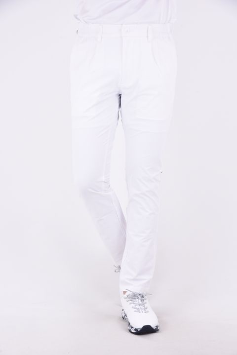 SUPER STRETCH LOGO PANTS /  スーパーストレッチ ロゴ ロングパンツ ホワイト