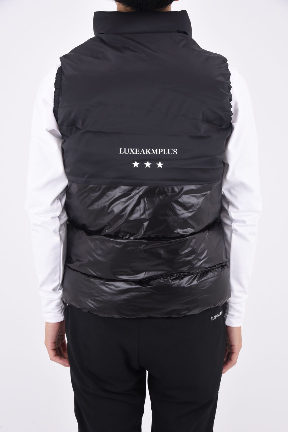 VERTICAL LOGO VEST / バーチカル ロゴ ベスト (ブラック)