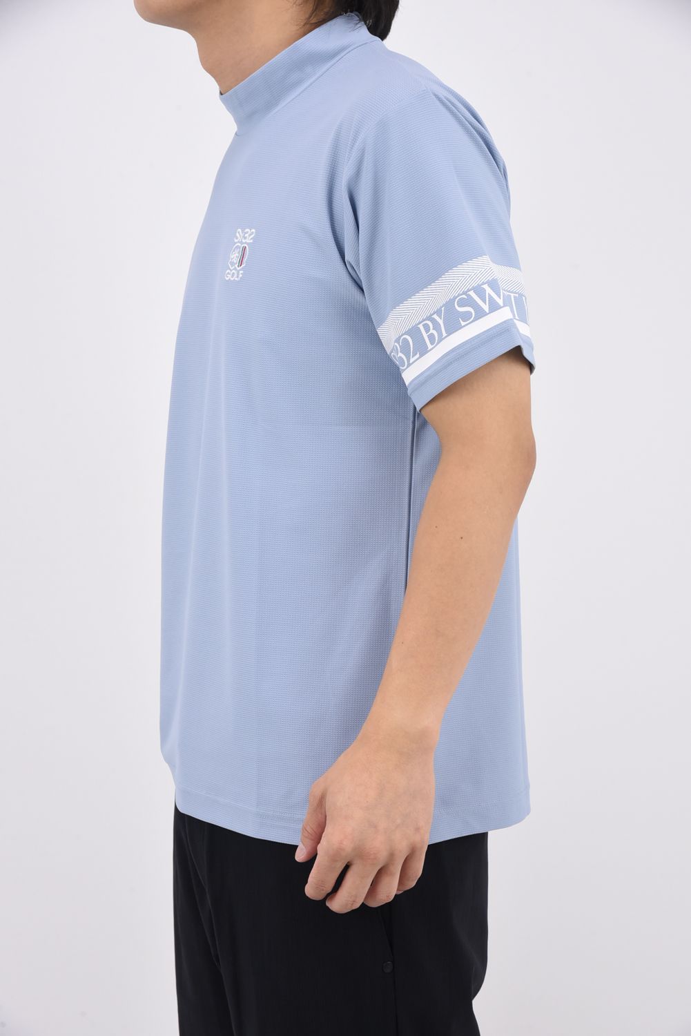 SY32 by SWEET YEARS GOLF - 【26SS】 SLEEVE LOGO MOCK / ストレッチ
