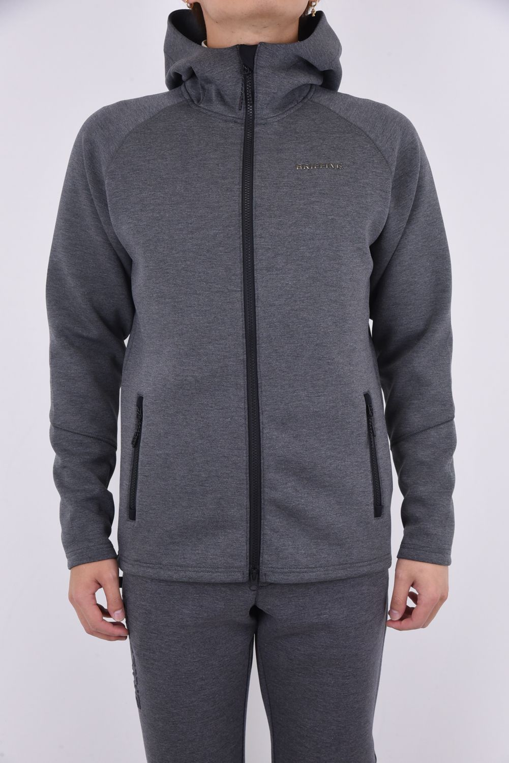 新品　BRIEFING　正規品　WARM 3D LOGO PARKA XL BRIEFING正規品3D LOGO WARM PARKA グレー