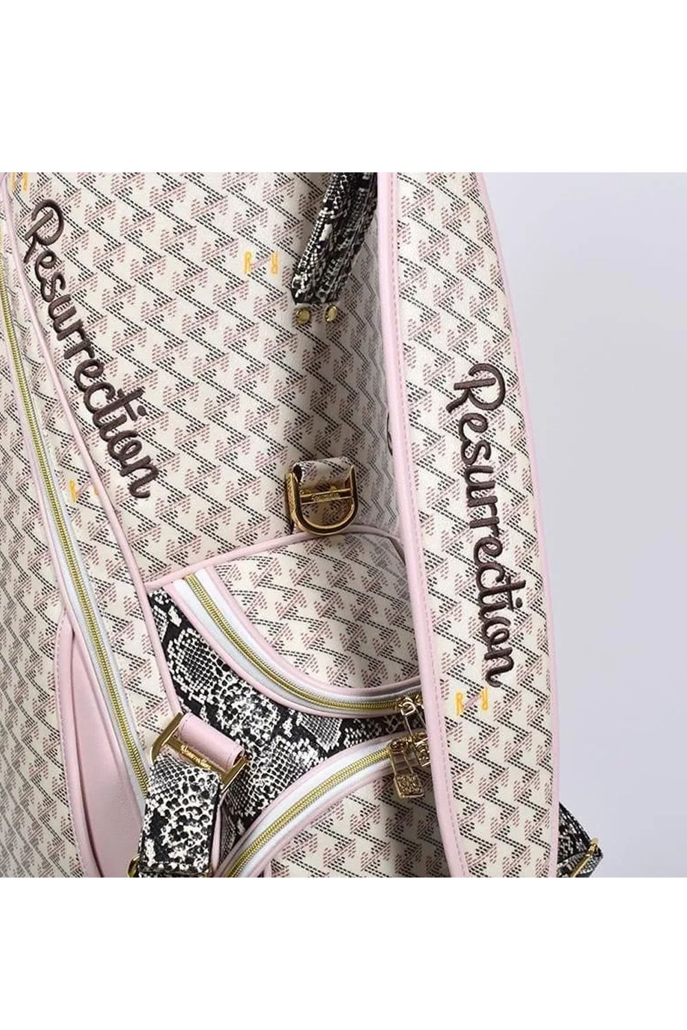 【銀行振込・代金引換不可】【返品・交換不可】【金田久美子プロモデル】 ORIOLA Pro (オリオラ プロ)  / カートタイプ キャディバッグ （パイソン）*