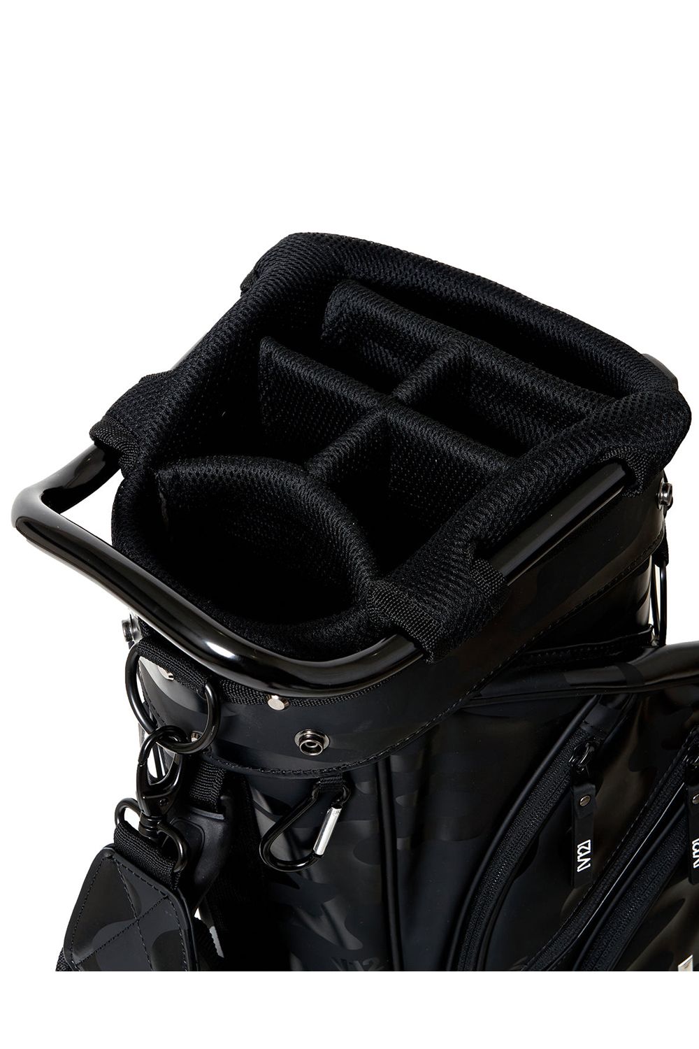【銀行振込・代金引換不可】【返品・交換不可】 BLACK OUT 9 / 3Dロゴ スタンドキャディバッグ ブラック