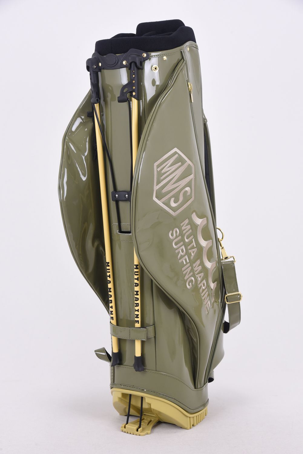 muta - 【返品・交換不可】 CADDY BAG / muta MARINE GOLF 2023 エナメル キャディバッグ カーキ |  GOSSIP GOLF