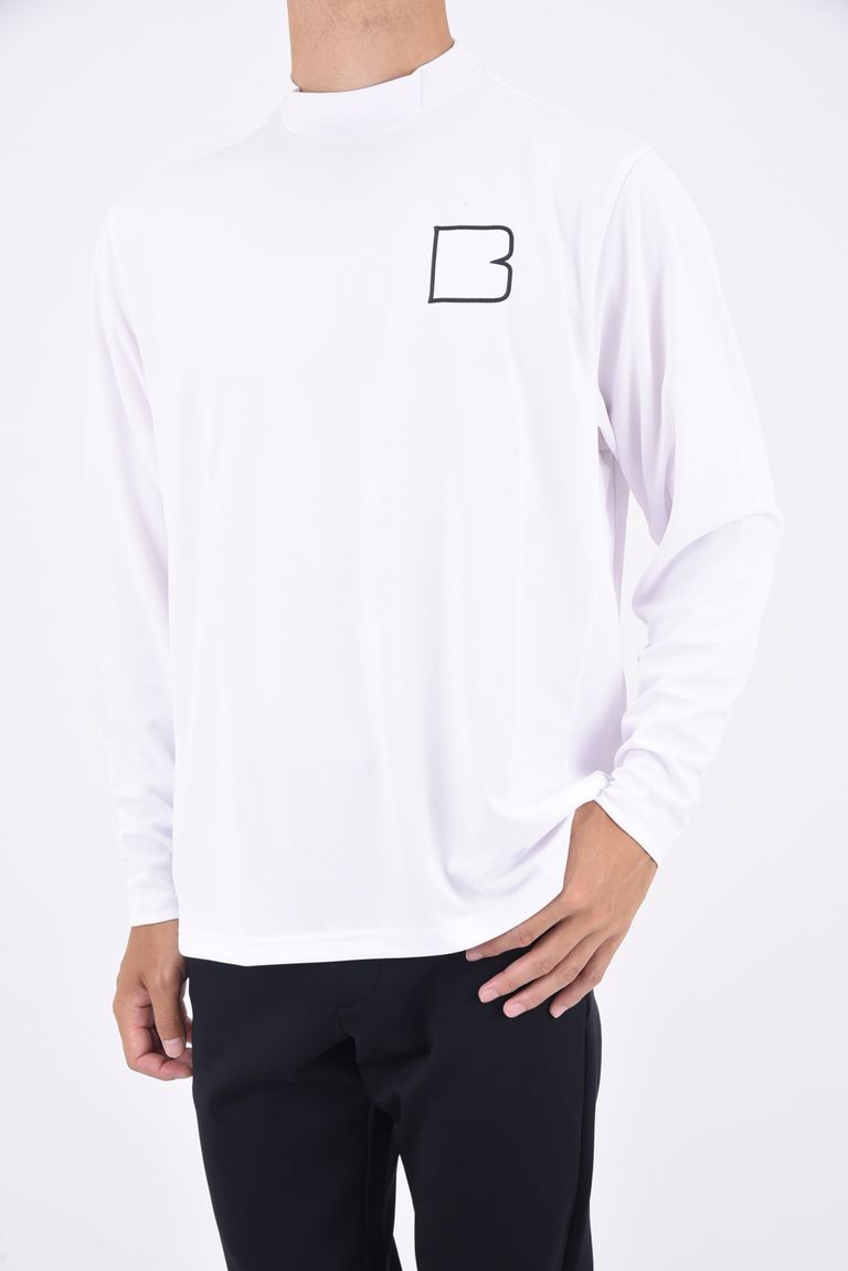 BRIEFING - MENS B TOUR LS MOCK NECK RELAXED FIT / ブランドロゴ 