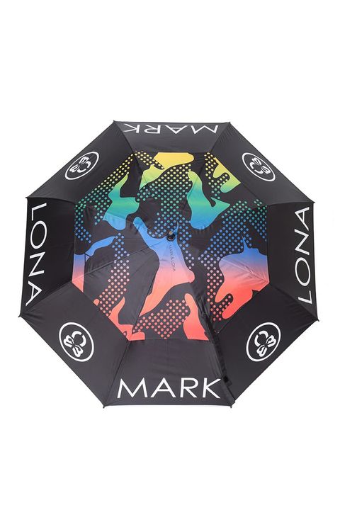 【26AW】 SHELTER CANOPY UMBRELLA / レインボーカモ 自動オープン機能 UVカット 大型アンブレラ (ブラック)