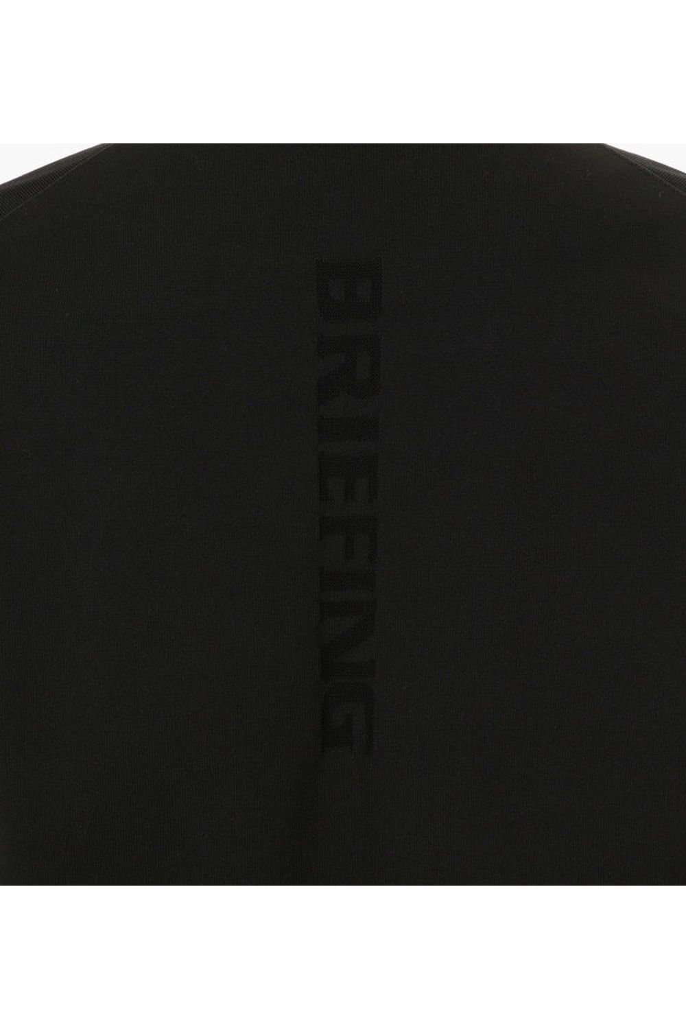 【25AW】 MEN'S WR CREWNECK KNIT / 超撥水糸 袖ワッペン クルーネックニット (ブラック)