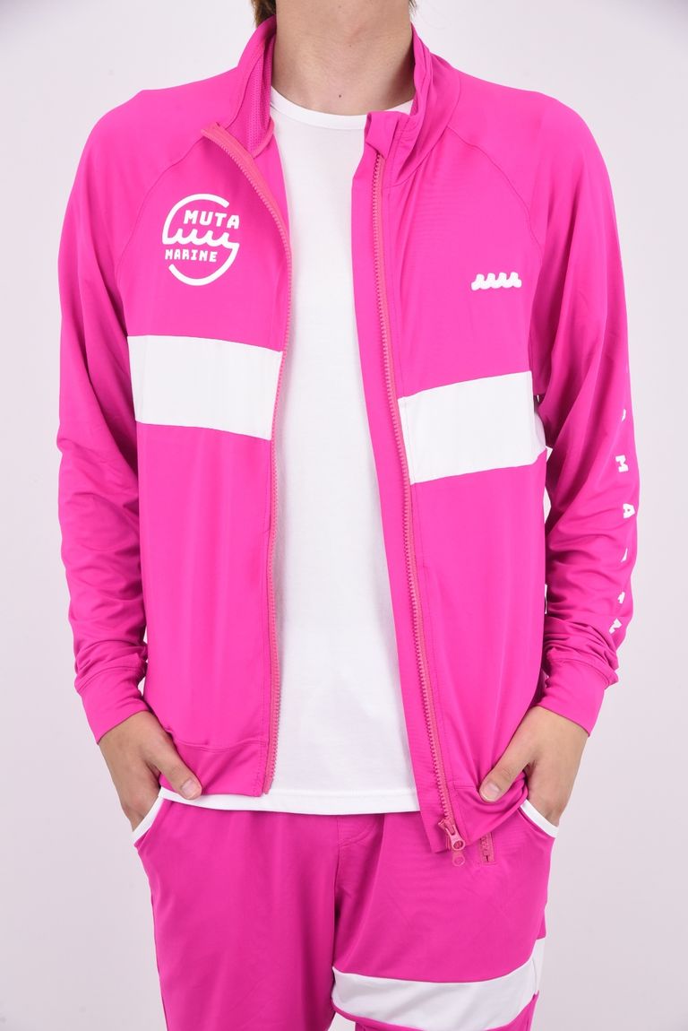Muta 期間限定ポイント30倍 Rush Parka Panel ラッシュガード スタンドパーカー ピンク Gossip Golf