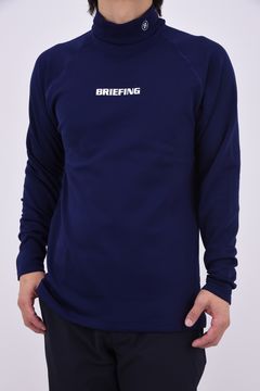 【26AW】 MEN’S WARM LS HIGHNECK / 秋冬仕様 起毛素材 ベーシック 長袖モックネックTシャツ (ネイビー)