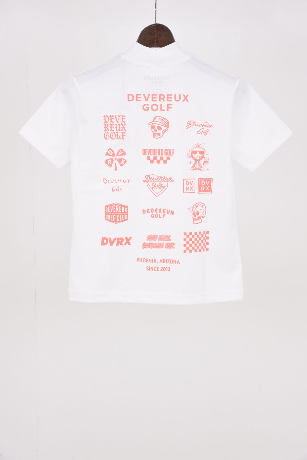 【25SS】【レディース】 LOGO ASSORTED MOCK TEE / ロゴプリント モックネック (ホワイト)
