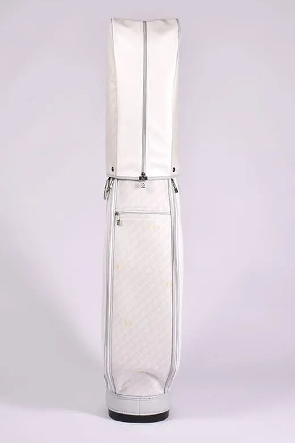 【26SS】【銀行振込・代金引換不可】【返品・交換不可】 RALLINA (ラリーナ) / ブランドオリジナルテキスタイル カートタイプ キャディバッグ （モノホワイト）*