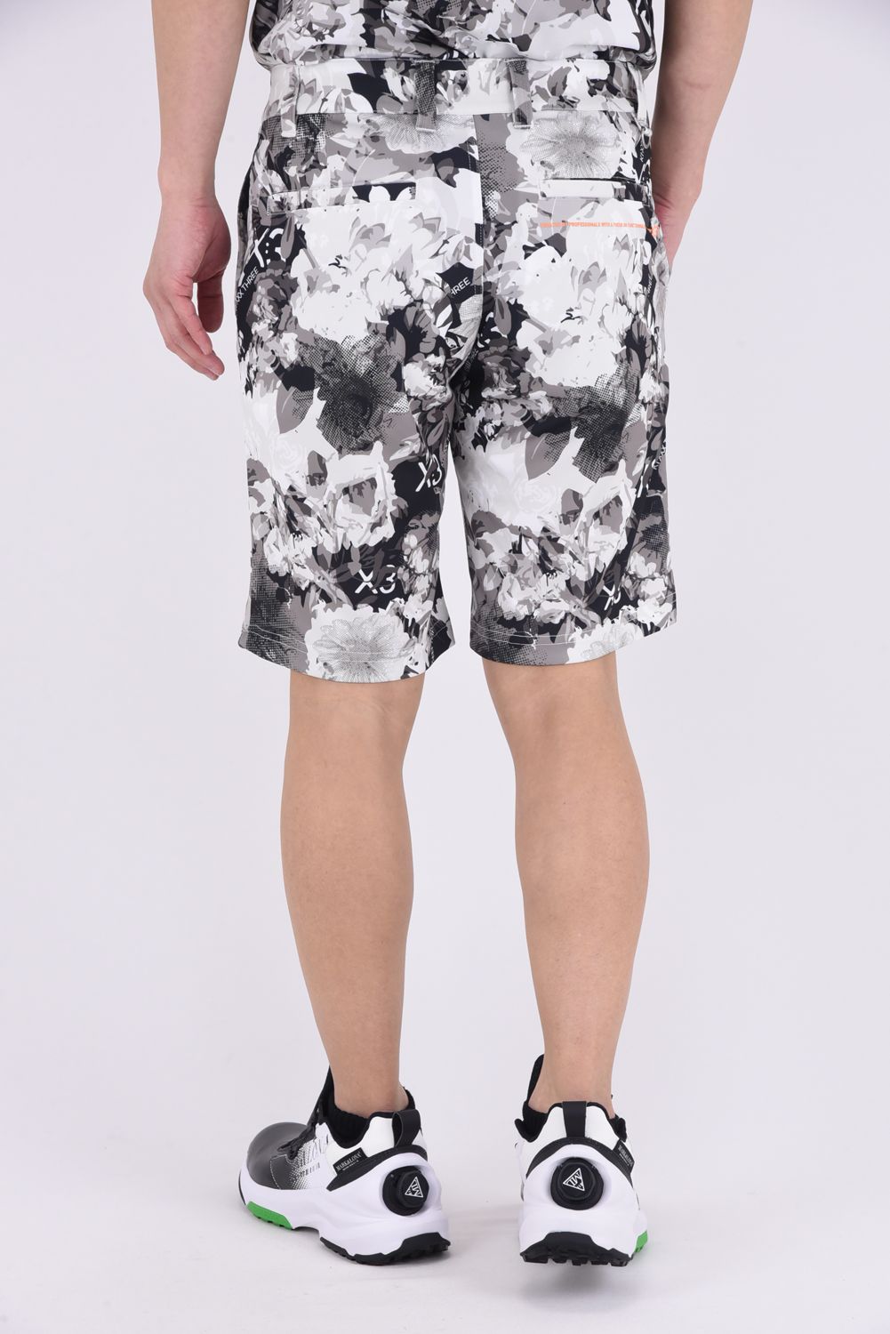 KI-XXX THREE - 【25SS】 FLOWER PRINT SHORT PANTS / フラワー