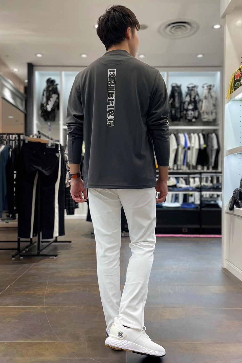 MEN'S LOGO LINE HIGHNECK （リラックスフィット）（メンズロゴ