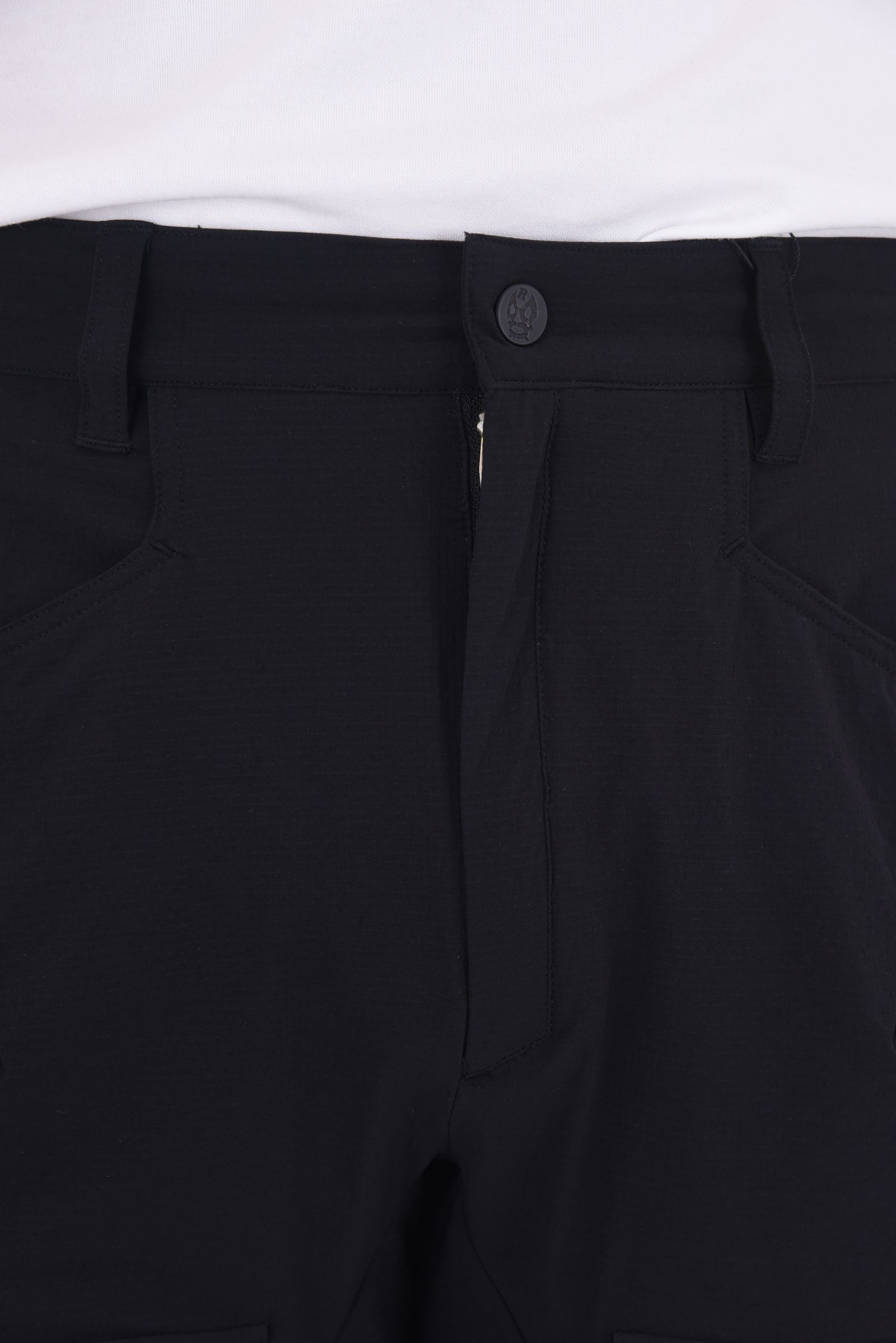 CARGO SHORTS / リップストップナイロン カーゴショーツ (ブラック)