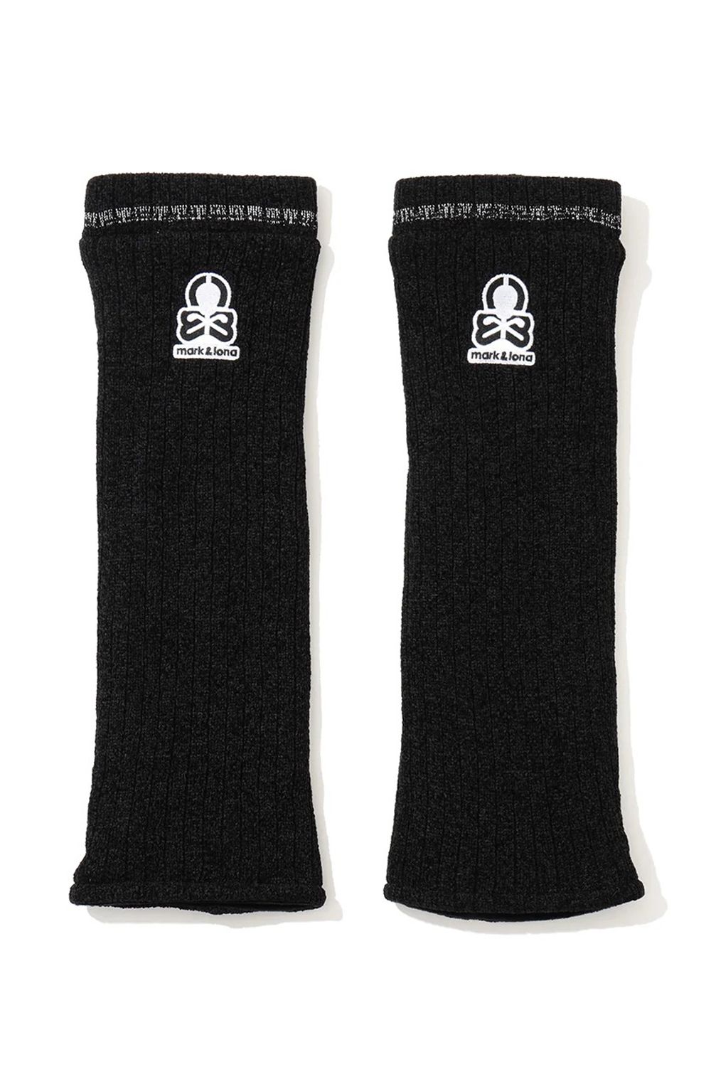 【26AW】 EL.WINDPROOF LEG WARMERS / モール糸 アイアンスカル刺繍 レッグウォーマー (ブラック)