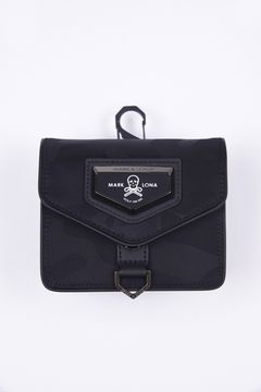 PREMIUM GAUGE SCOPE CASE / コーデュラナイロン レザーパイピング オリジナルカモジャカード スコープケース (ブラック)