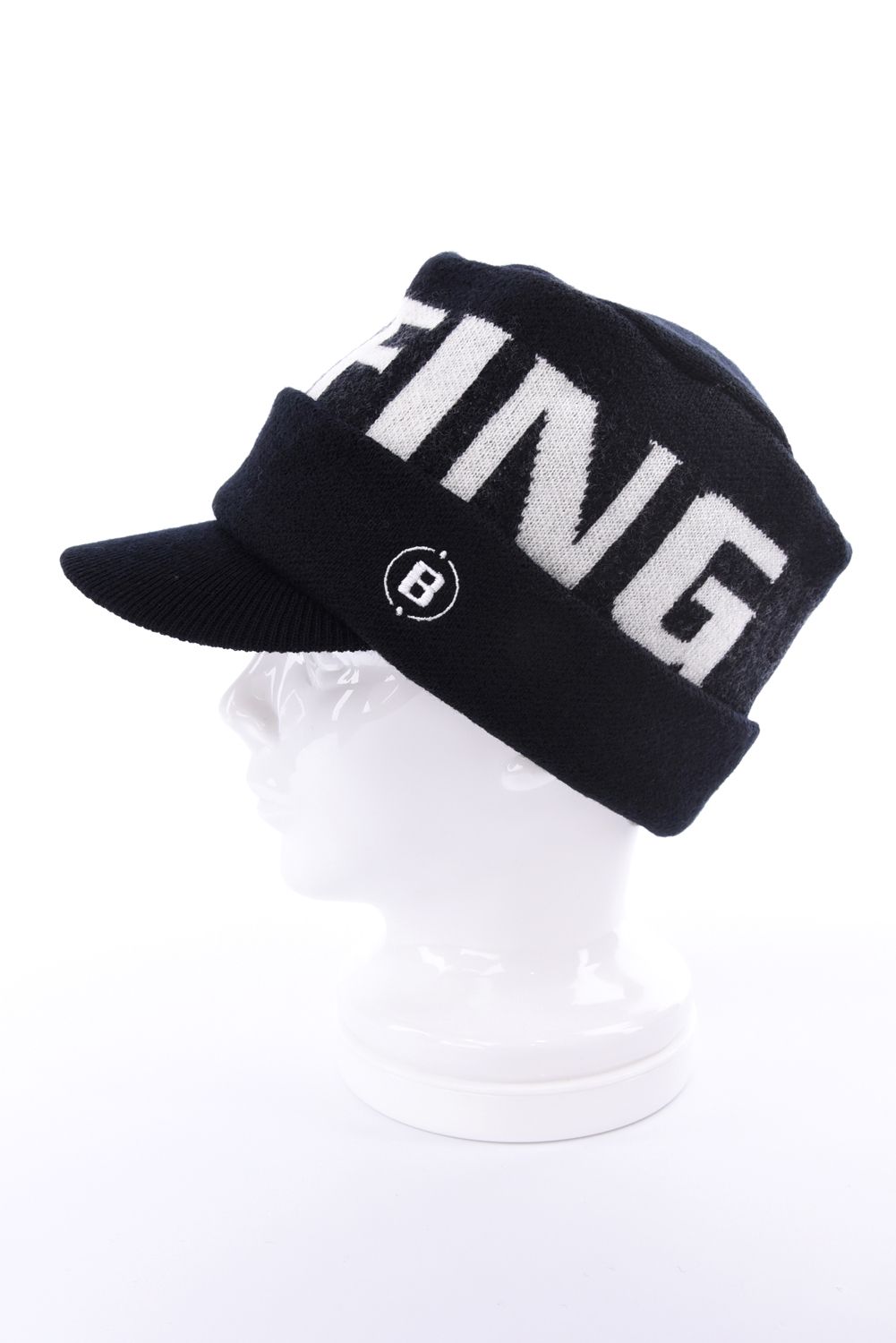 【26AW】 MEN’S WR WOOL KNIT WORK CAP / ブランドロゴ ワークキャップ (ブラック)