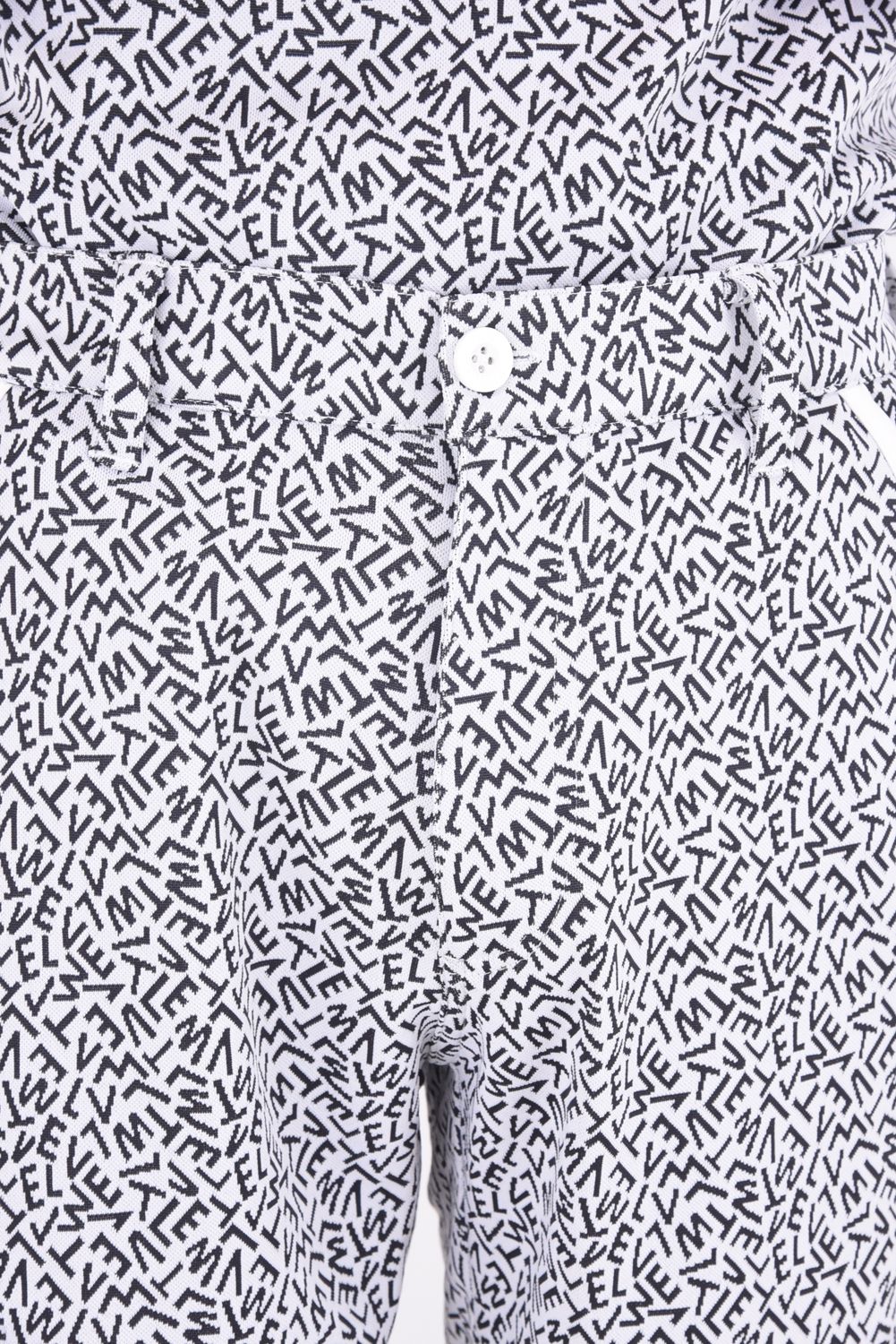 【26SS】 KH SHORTS / ブランドロゴ総柄 ショートパンツ (ホワイト)