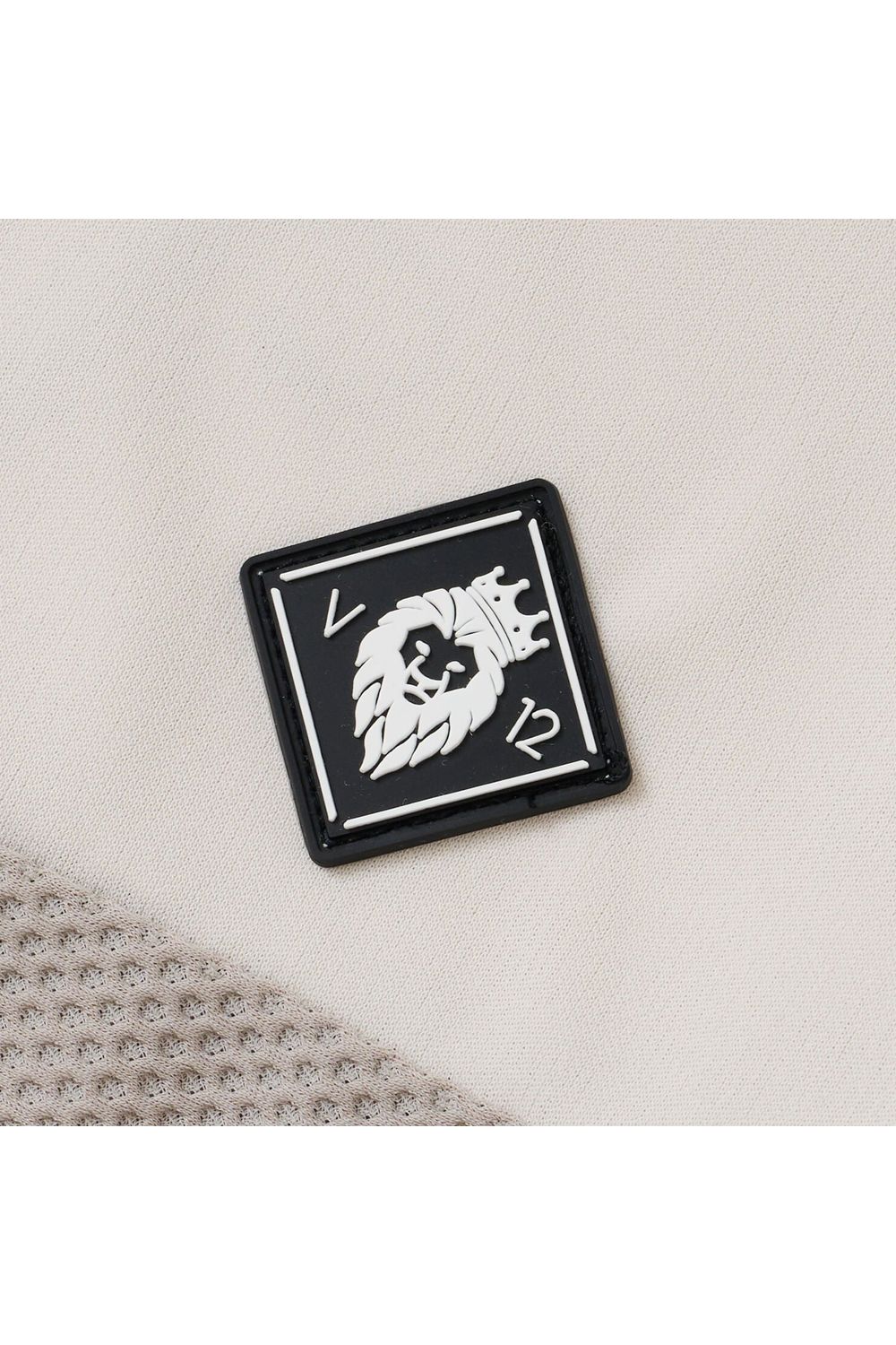 【26SS】 AIRY AWA POLO / ワッフル生地 異素材切り替え ポロシャツ (ベージュ)